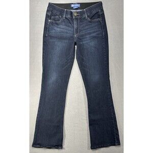 COPY - Democracy Ab Solution Jeans Womens 8 Blue Stretch Low Bootcut Preppy Den…